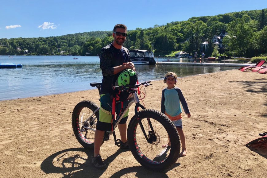 Adventure time: Fat bikes are one of the many free amenities available at the hotel.